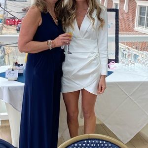 Lavish Alice Belted Mini Dress - Bridal Shower